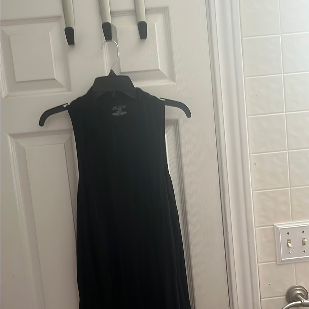 Lane Bryant Elegant Black Blouse